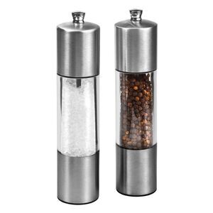 Cole & Mason 8" Stainless Steel Salt and Pepper Mi Stainless Steel